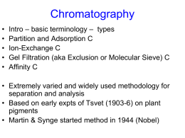 Chromatography - Union College