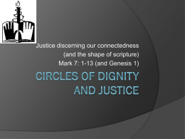 CIRCLES OF DIGNITY AND JUSTICE
