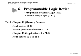 5. Programmable Logic Devices