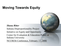 Moving Towards Equity