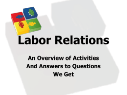Labor Relations Office
