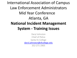 Slide 1 - International Association of Campus Law
