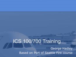 ICS 100 / 700 Training - Skagit County Home Page
