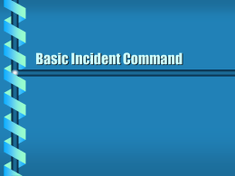 Basic Incident Command