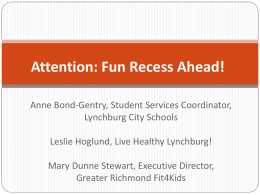 Attention: Fun Recess Ahead!