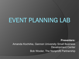 Best Practices in Event Planning and Management