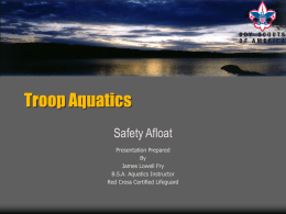Safety Afloat - Us Scouting Service Project Inc