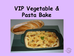 Vegetable and Pasta Bake