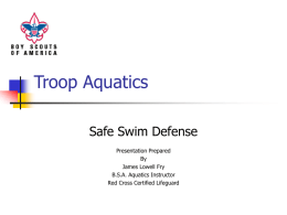Safe Swim Defense - Us Scouting Service Project Inc