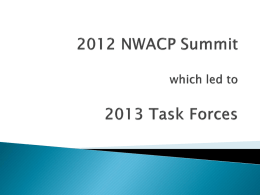 2013 Task Forces