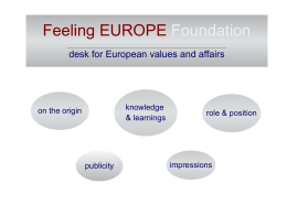 Feeling EUROPE Foundation