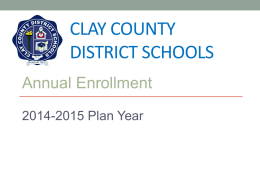School District of Clay County Call Center Training
