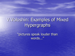 Examples of Mixed Hypergraphs