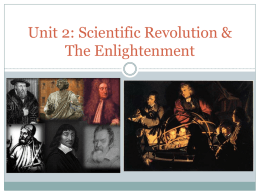 The Scientific Revolution - Pleasantville High School