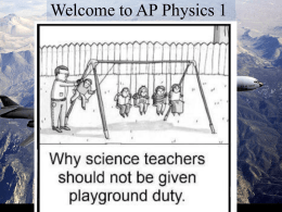 What is AP Physics 1?Two Pager