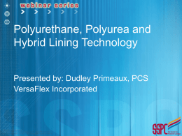 Polyurethane,Polyureaand HybridTechnology