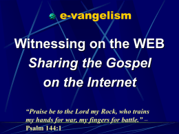 e-vangelism - Church of God