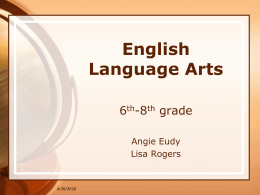 English Language Arts - Henderson County Public Schools