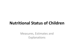 Table 7.1 Prevalence of stunting by mothers’ educational level