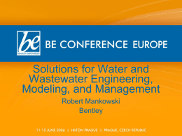 Solutions for Water and Wastewater Engineering, Modeling