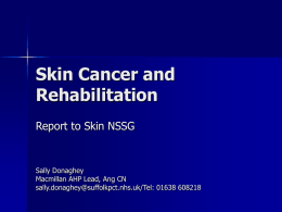 Colorectal Cancer and Rehabilitation