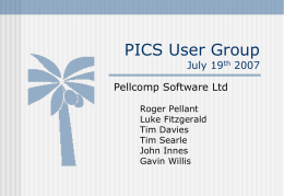 PICS MI Reporting - Pellcomp Software