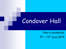 Condover Hall - Heaton Avenue Primary