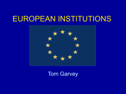 EUROPEAN INSTITUTIONS