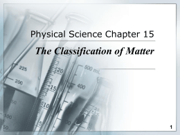 Physical Science Chapter 1