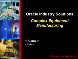 High Tech Industry Story