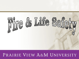 Lab Safety Orientation - Prairie View A&M University
