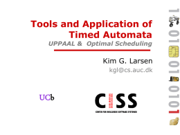 UPPAAL and Optimal Scheduling