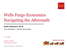 Wells Fargo Economics Navigating the Aftermath