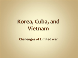 Korea, Cuba, and Cold War Societies - Online