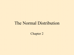 Density Curves and the Normal Distribution