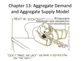 Chapter 12: Aggregate Demand and Aggregate Supply model