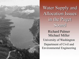 Climate Impacts on the Municipal Water Supplies of the