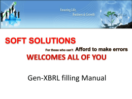 Gen-XBRL filling Manual