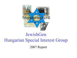 Hungarian Special Interest Group