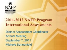 NAEP 2011 - Florida Department of Education