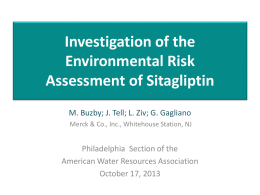 Further Investigations in the Environmental Risk