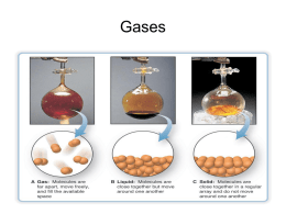 Measurements on Gases