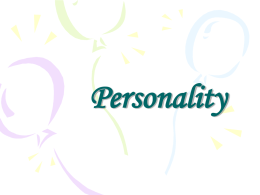 Personality - teacherver.com