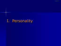 Theories of personality