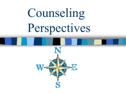Counseling Perspectives