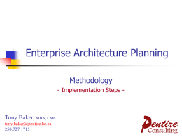Enterprise Architecture Planning