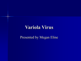 Variola Virus - Penn State York