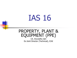 IAS 16 - CA SANSAAR