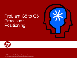 HP Intel Processor Positioning Slide