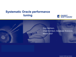 Optimizing Oracle RAC